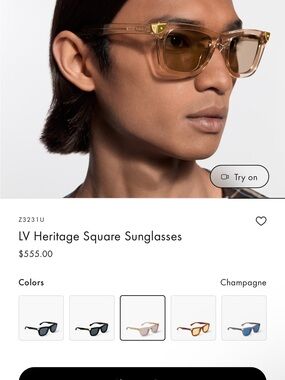 LV Heritage Square Sunglasses